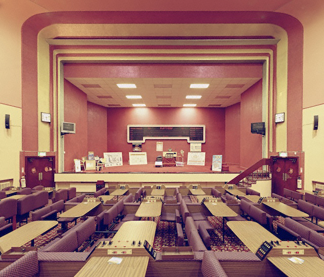 The bingo hall is located in an old cinema