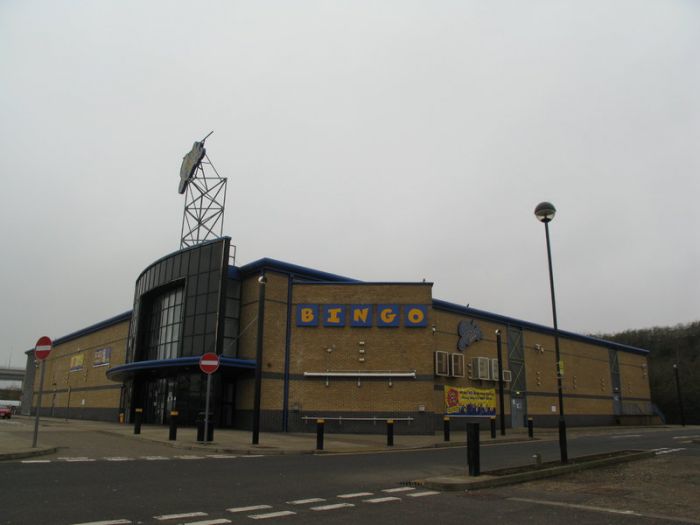 A look at the outside of Gala Bingo Rochester, Medway, Kent.