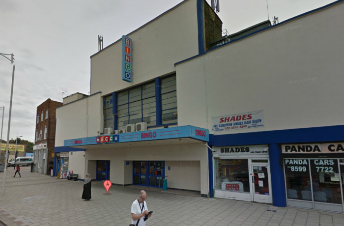 A look at the outside of Mecca Bingo Chadwell Heath