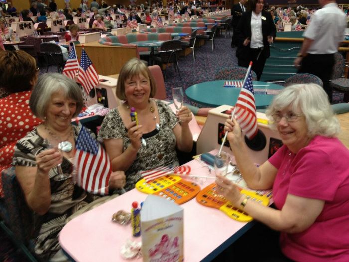 A fun filled USA themed bingo evening