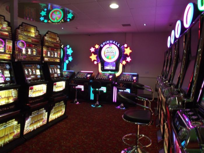 The slots area