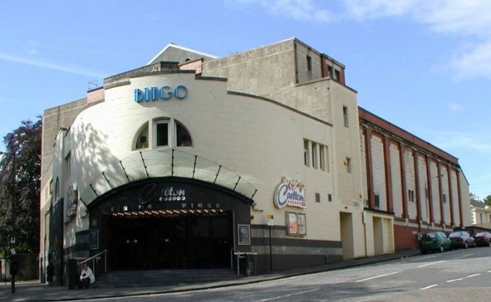Exterior - The club is housed in an old Cinema