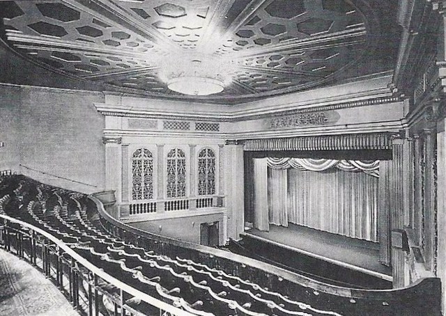 Interior picture of the old theatre