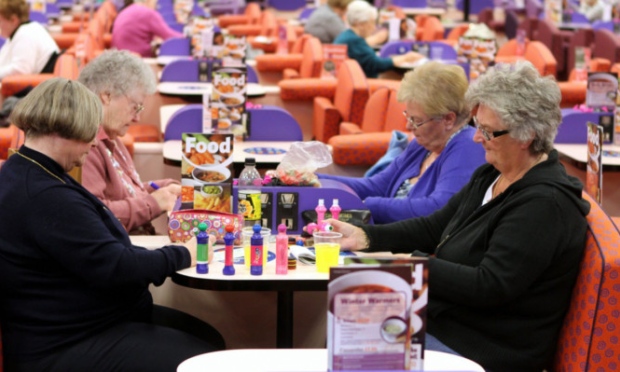Interior picture - Patrons having a blast playing their favourite bingo games