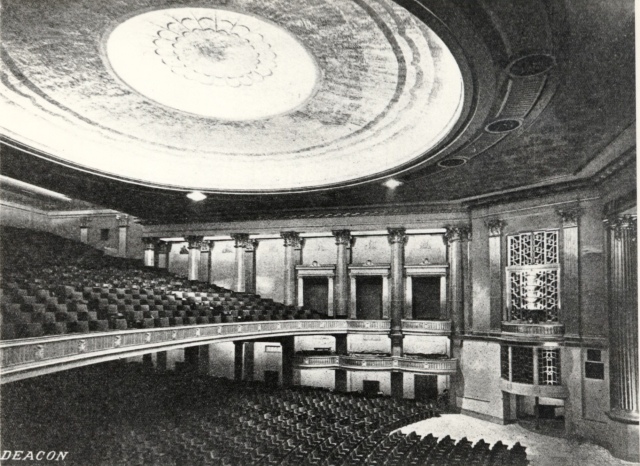 Interior picture of the old venue, which used to be a theatre