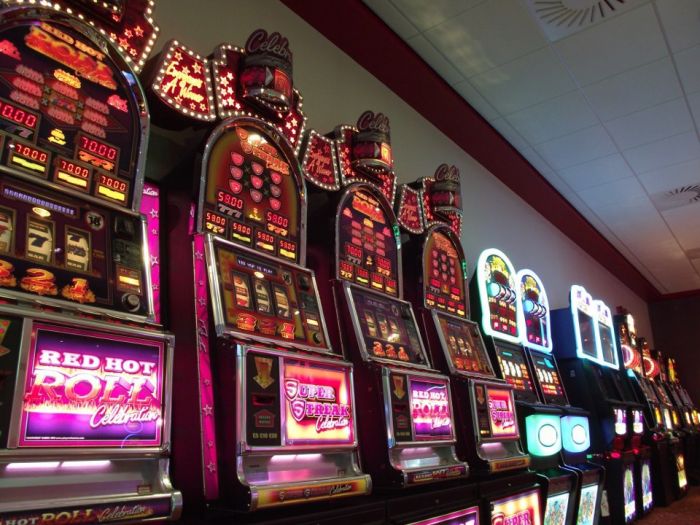 The gaming area - slots section