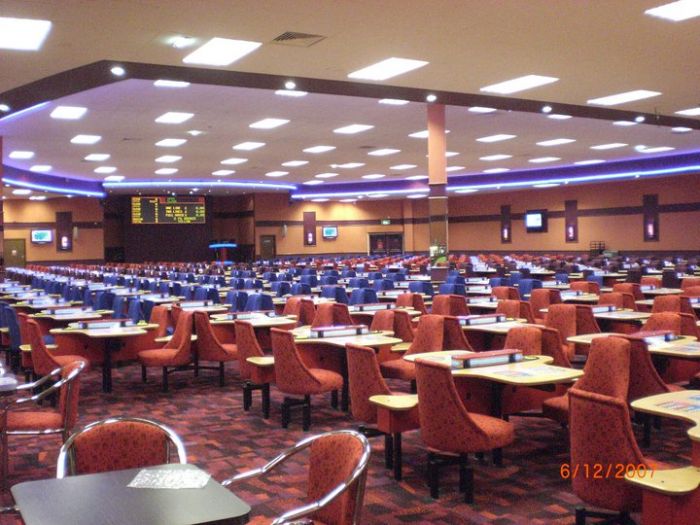 Interior picture of the bingo clubs facilities