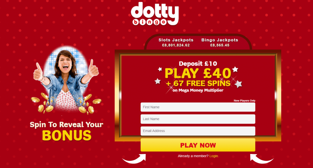 Dotty Bingo Bonus