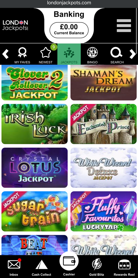jackpot slot games screenshot