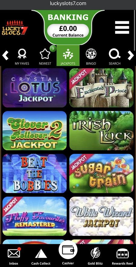 jackpot slot games