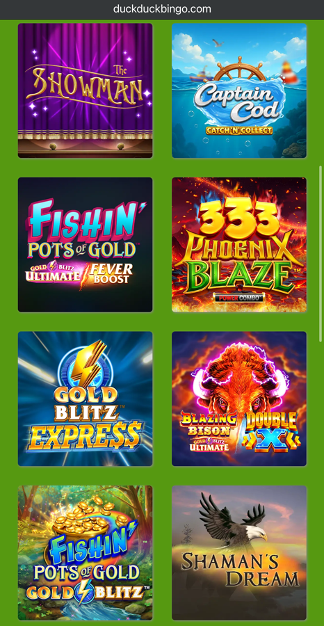 mobile slots lobby