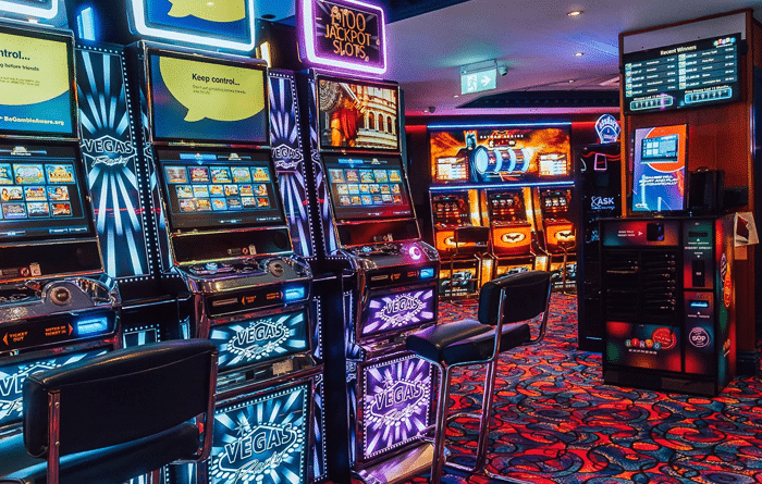 Slot machines inside Shipleys Stourbridge