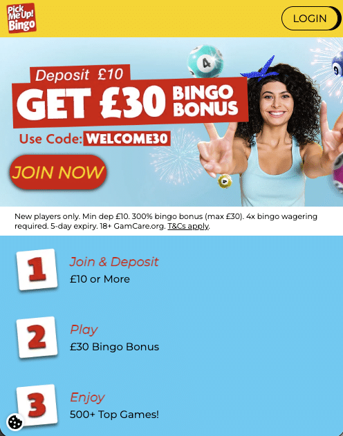 homepage welcome offer