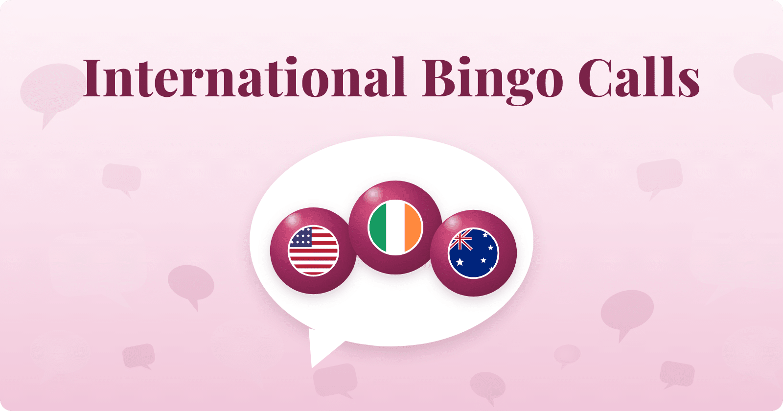 International Bingo Calls